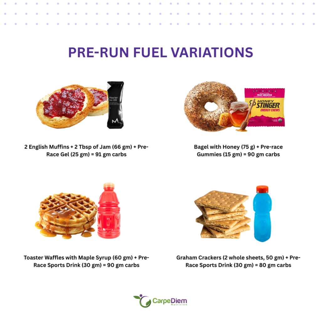 Breakfast before a run